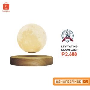 Levitating Moon Lamp.