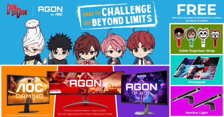 AGON by AOC x DANDADAN Web Banner