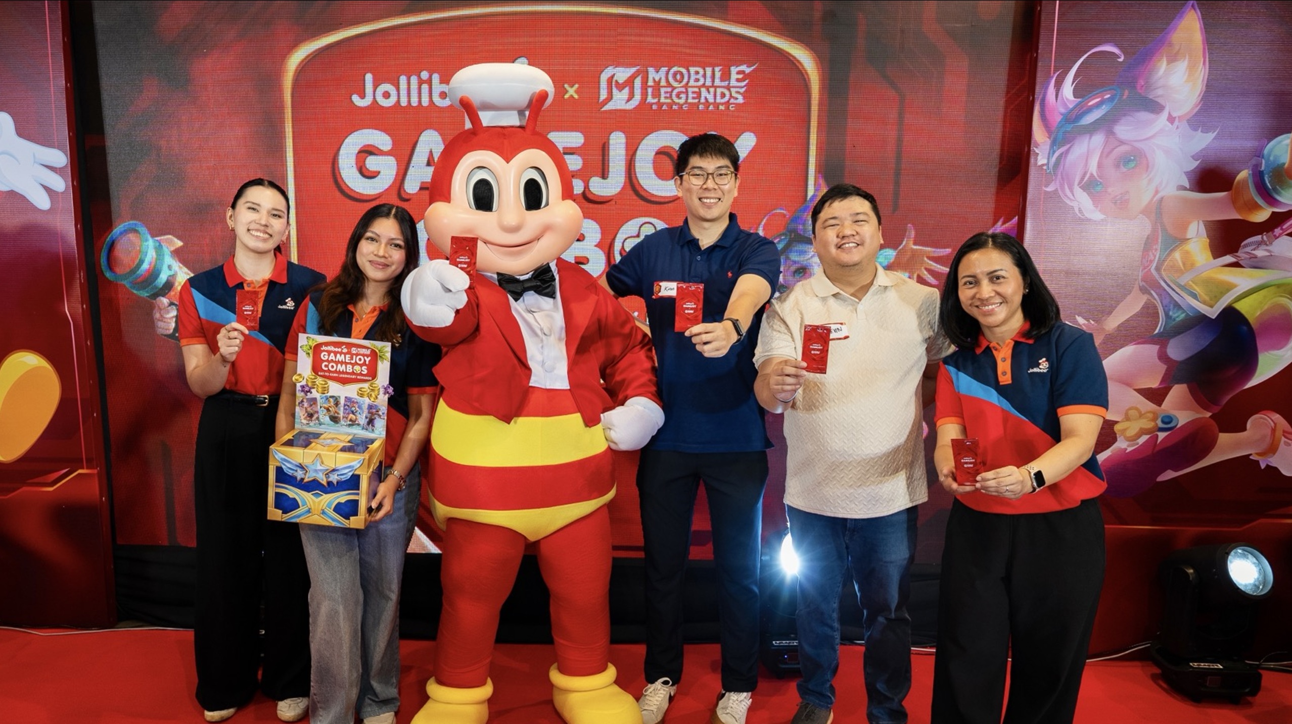 Jollibee Philippines and MOONTON leaders formally launch the GameJoy Combos 2026