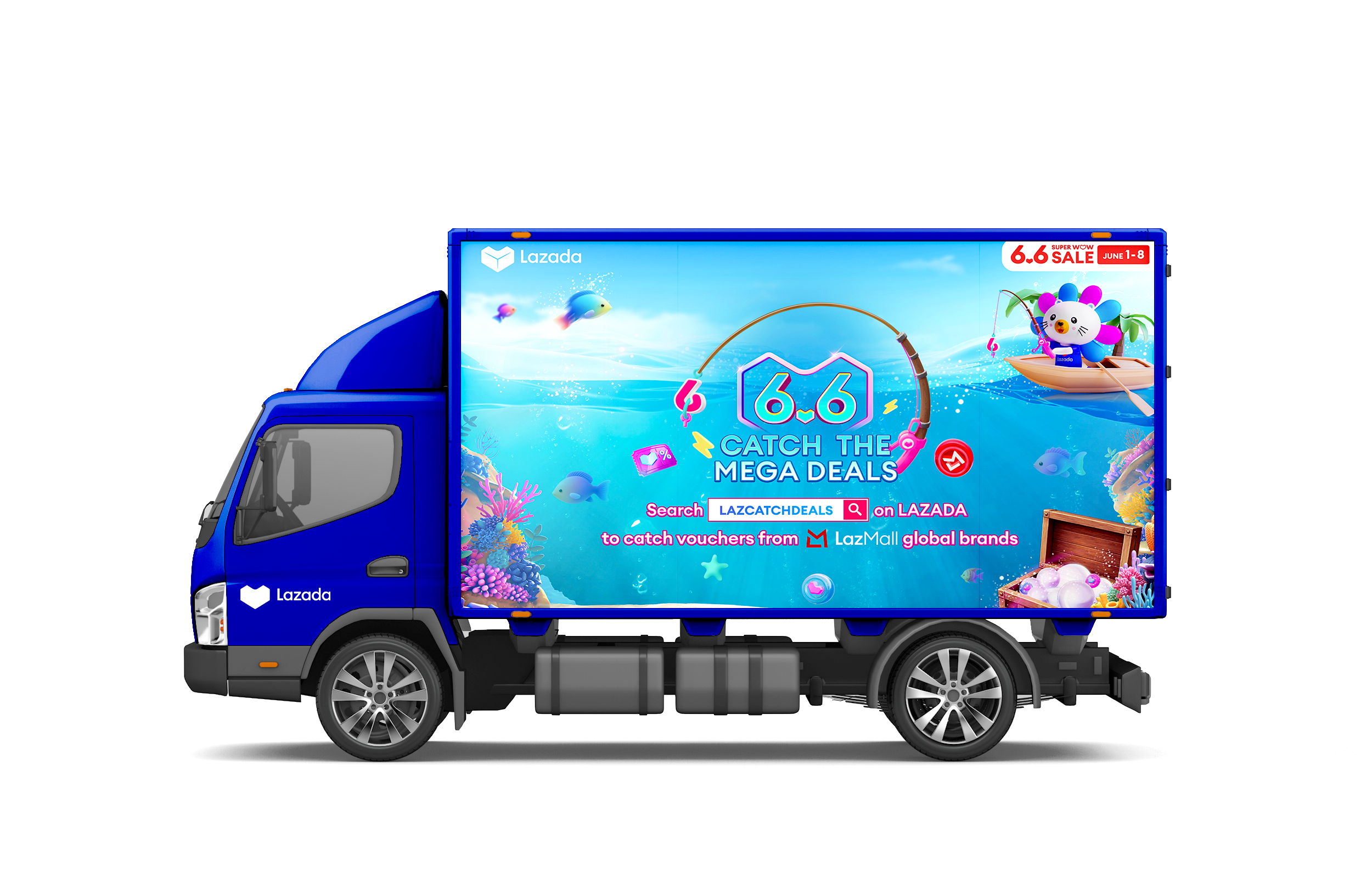 Lazada 6.6 Super WOW Roving Truck 1