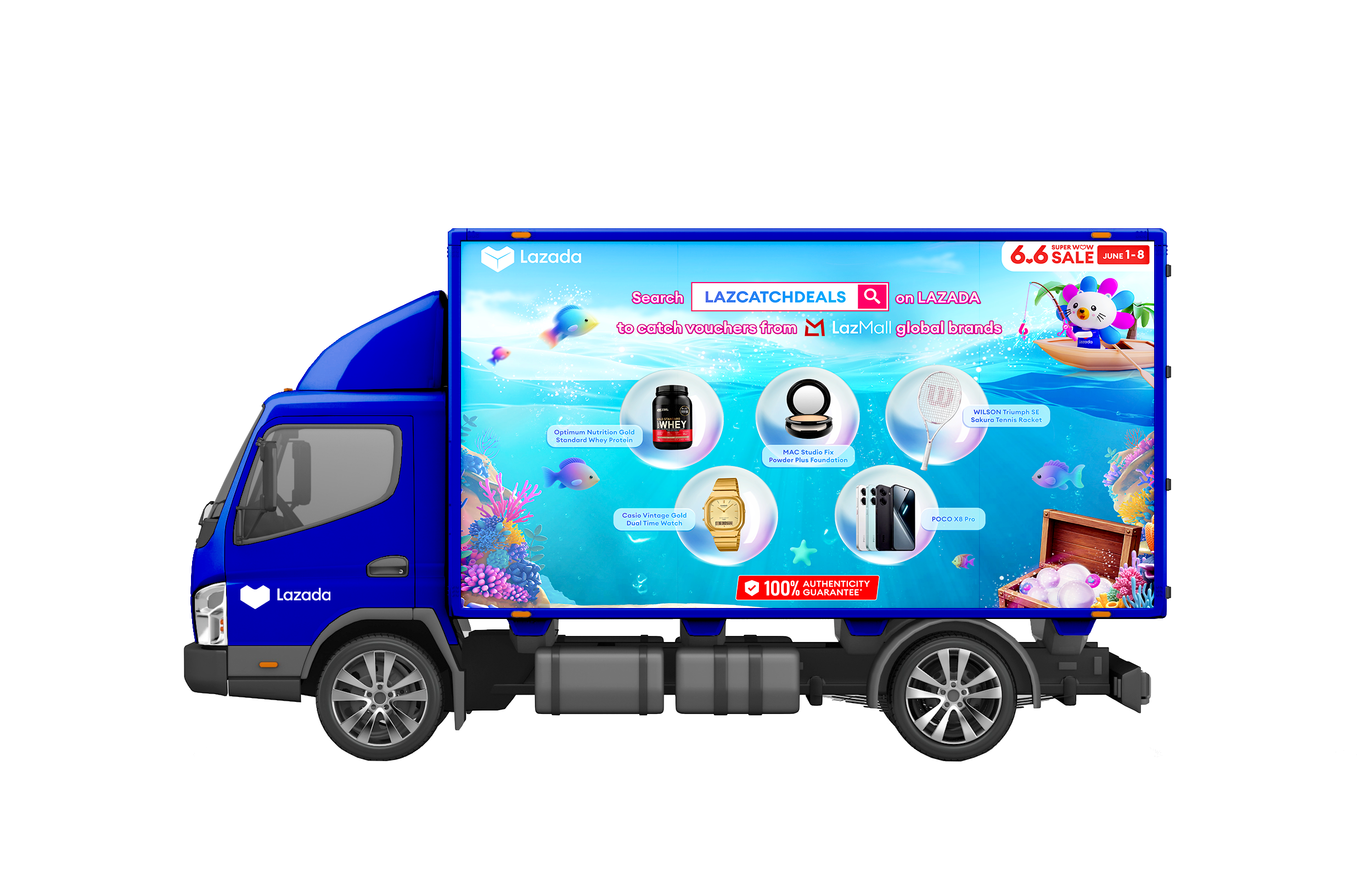 Lazada 6.6 Super WOW Roving Truck 2