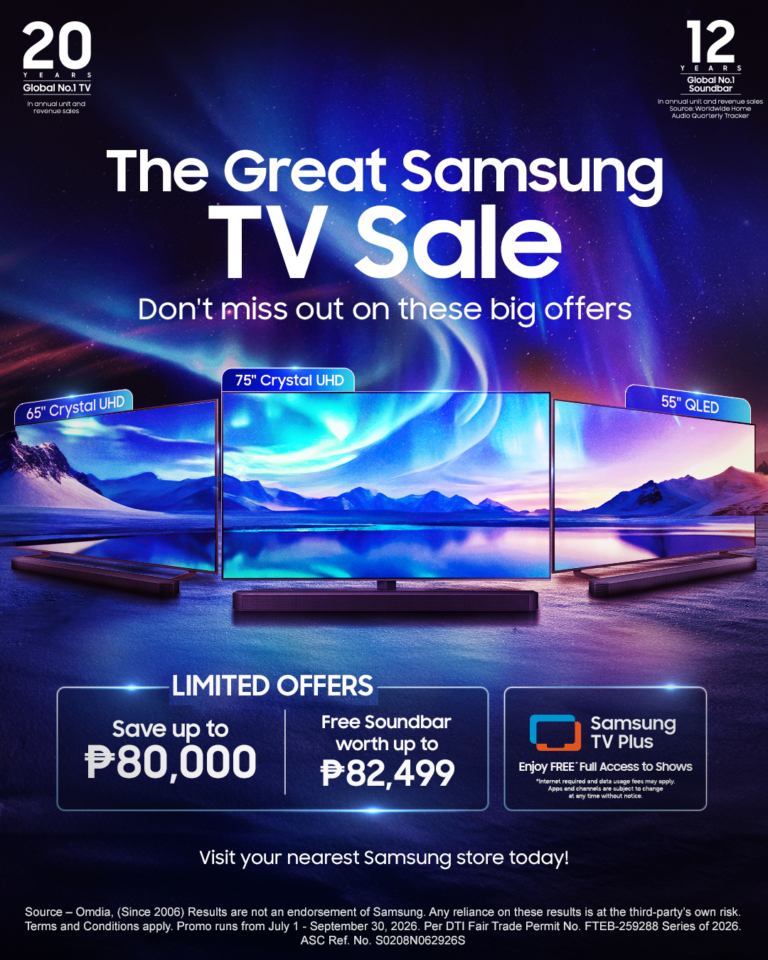 KV Seize Your Chance to Catch the Best Deals Samsung Vision AI TVs and Sound Devices