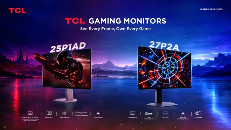 TCL Brings Next-Level Display Portfolio with New Monitors Built for Speed and Precision