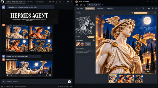 ASUS creative ecosystem for Agentic AI workflows